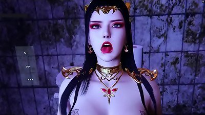 queen in Fantasy: Animated forms cums - 3 dimensional cartoon anime porn